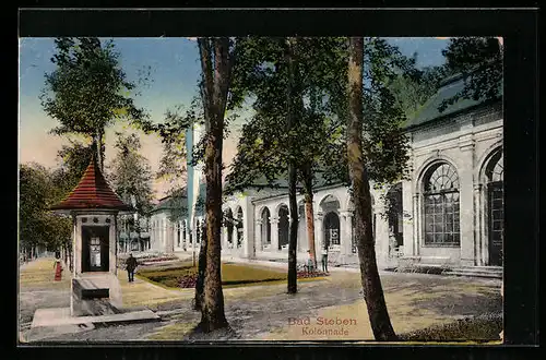 AK Bad Steben, Kolonnade, Aussenansicht