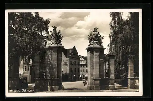 AK Ansbach, Vor dem Schlosstor