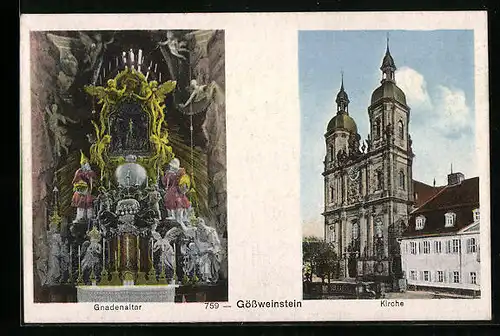 AK Gössweinstein, Kirche, Gnadenaltar
