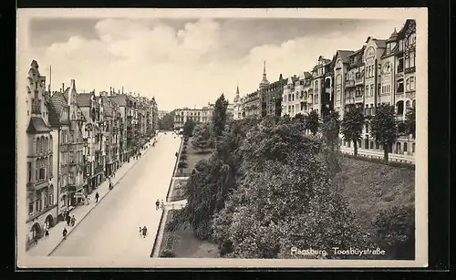 AK Flensburg, Partie an der Toosbüystrasse