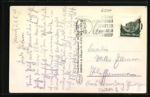 AK Worms a. Rh., Ortsansicht vom Flugzeug aus