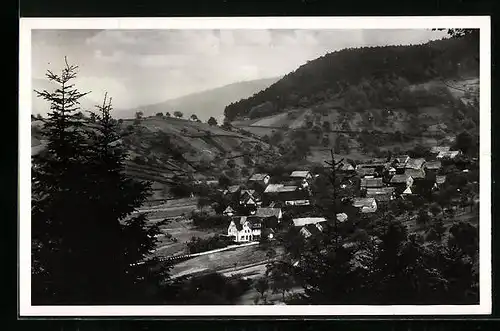 AK Lautenbach /Murgtal, Ortsansicht aus der Vogelschau