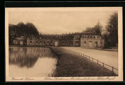 AK Benrath / Rhein, Höhere Knaben- und Mädchenschule im Schlossflügel
