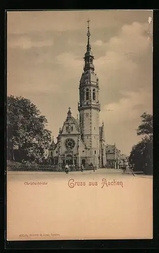 AK Aachen, Partie an der Christuskirche