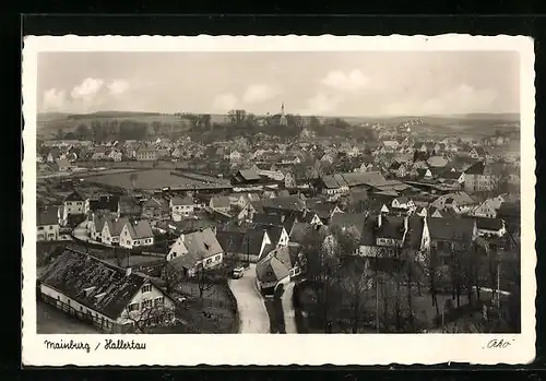 AK Mainburg /Hallertau, Ortsansicht aus der Vogelschau