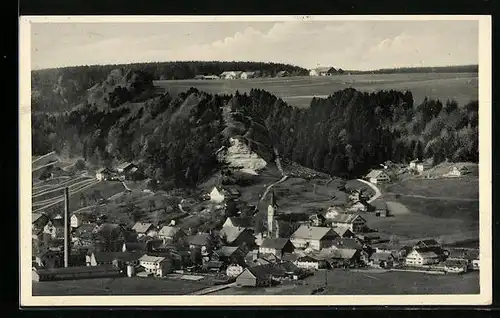 AK Ronsberg i. Allgäu, Ortsansicht aus der Vogelschau