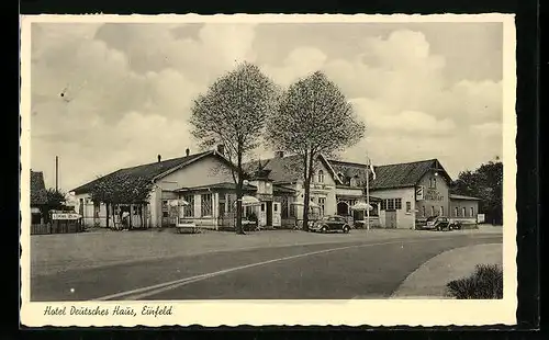 AK Einfeld, Hotel Deutsches Haus, Franz Pieper