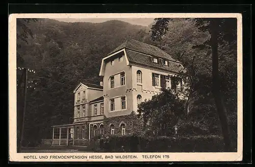 AK Bad Wildstein, Hotel und Fremdenpension Hesse