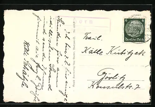 AK Horn a. Untersee, Partie der Kirche