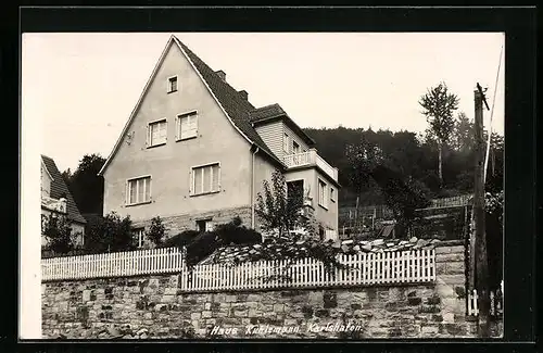 Foto-AK Karlshafen, Haus Kuhlemann