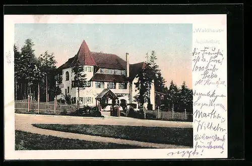 AK Augustusburg i. Erzgeb., Gasthaus Waldhaus