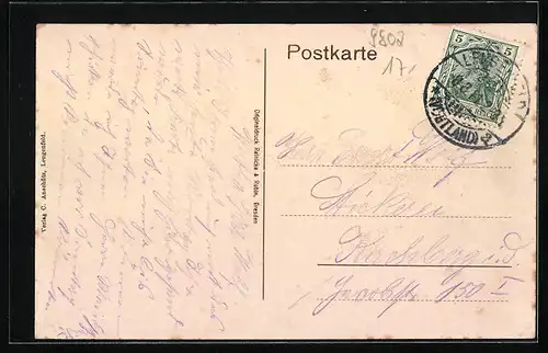 AK Lengenfeld i. Vogtland, Partie im Stadtpark