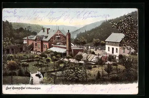 AK Netzschkau, Hotel Bad Rosenthal