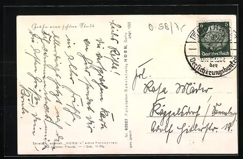 AK Gotha, Teilansicht mit Flugzeugen