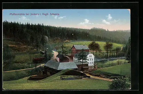 AK Jocketa i. Vogtl. Schweiz, Gasthaus Pfaffenmühle