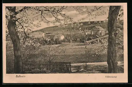 AK Rosswein, Blick zum Villenviertel