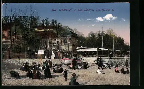 AK Hamburg-Övelgönne, Gasthaus Zur Erholungs, Oevelgönne 6