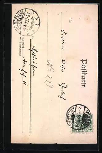 AK Verden, Ansicht der Josephs-Kirche