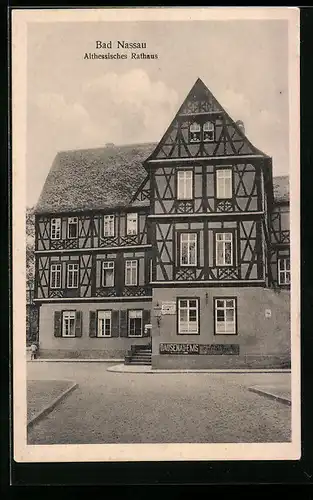 AK Bad Nassau, Althessisches Rathaus