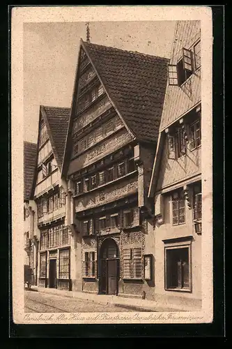 AK Osnabrück, Altes Haus a.d. Bierstrasse, Osnabrücker Frauenverein