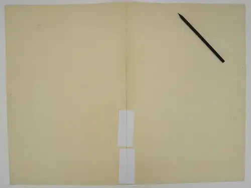 Handzeichnung / Ansichtskarten-Entwurf L. H., Kalchreuth, Gasthaus Chr. Müller, Kirche, Panoramaansicht