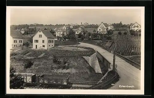 AK Erlenbach, Ortspartie mit Strasse