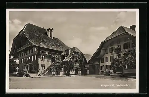 AK Langnau i. E., Gasthaus zum Hirschen am Hirschenplatz