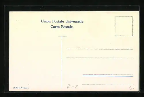 AK Griechenland, Briefmarken, Landkarte und Wappen mit Krone