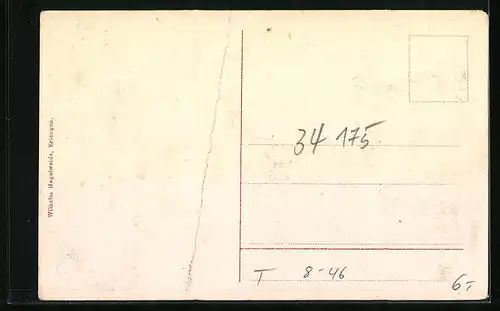 AK Glasherstellung im Bayrischen Wald, Glasmacher bei der Arbeit