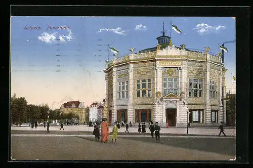 AK Leipzig, Rundbau Restaurant Panorama