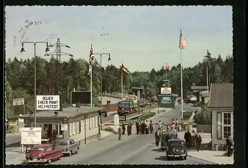 AK Helmstedt, Allied Checkpoint, Zonengrenze Autobahn-Kontrollpunkt