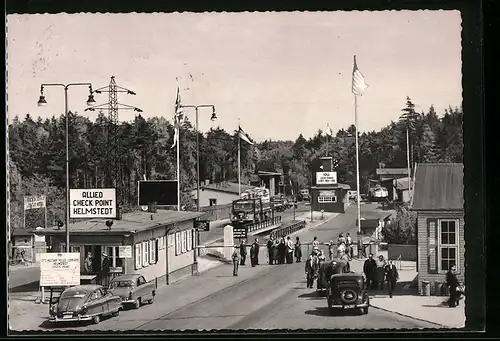 AK Helmstedt, Allied Checkpoint, Zonengrenze Autobahn-Kontrollpunkt