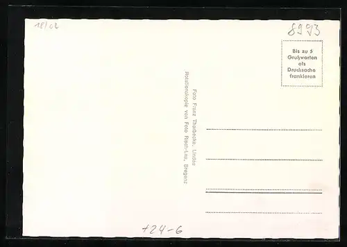 AK Nonnenhorn /Bodensee, Schäfflertanz auf dem zugefrorenen Bodensee aus der Vogelschau, 1963