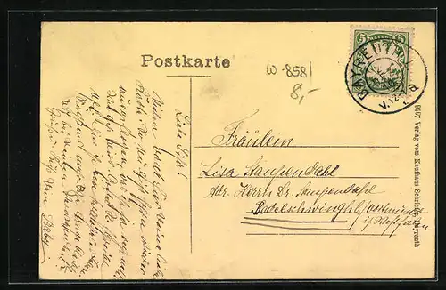 AK Bayreuth, Blick in die Opernstrasse