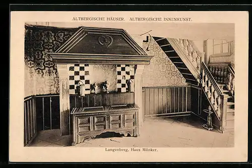 AK Langenberg, Haus Münker, Altbergische Innenkunst
