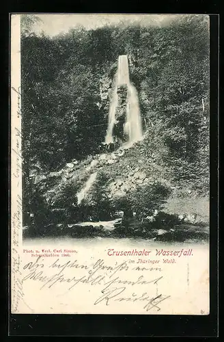 AK Trusetal /Thür. Wald, Trusenthaler Wasserfall