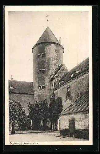 AK Freiberg i. Sa., Schlosshof Freudenstein