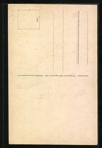 AK Eisenach, Blick auf Burschenschaftsdenkmal