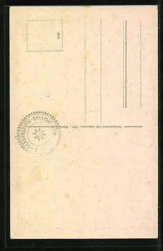 AK Eisenach, Blick auf Burschenschaftsdenkmal