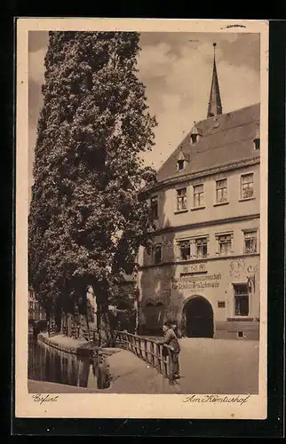 AK Erfurt, Am Komturhof mit Neuer Rohstoffgenossenschaft für Schlosser und Schmiede