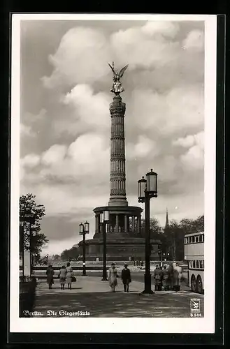 AK Berlin-Tiergarten, Die Siegessäule