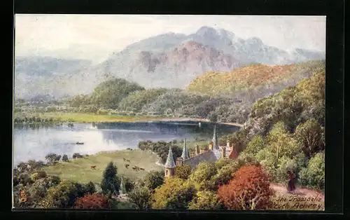 Künstler-AK Raphael Tuck & Sons Nr. 6273: The Trossachs, Loch Achray