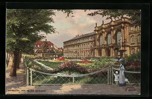 Künstler-AK Raphael Tuck & Sons Nr. 795: Bayreuth, Kgl. neues Schloss