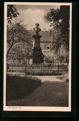 AK Messkirch i. B., Konradin-Kreuzler-Denkmal