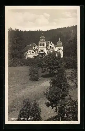 AK Tegernsee, Blick auf Bayern-Heim