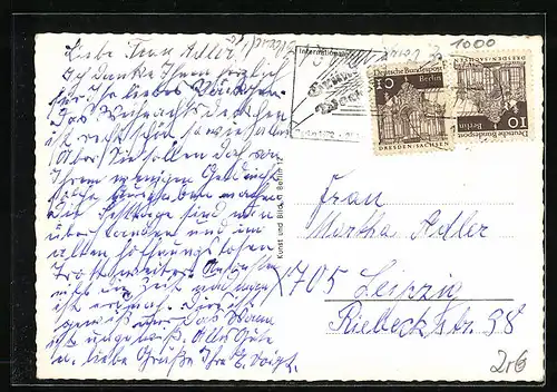 AK Berlin-Tiergarten, Siegessäule und Hansaviertel