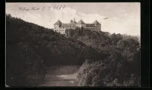 AK Wolfegg /Württ., Blick auf das Schloss