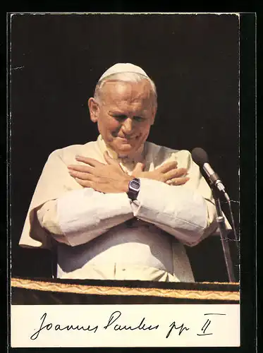 AK Papst Johannes Paul II. beim Beten