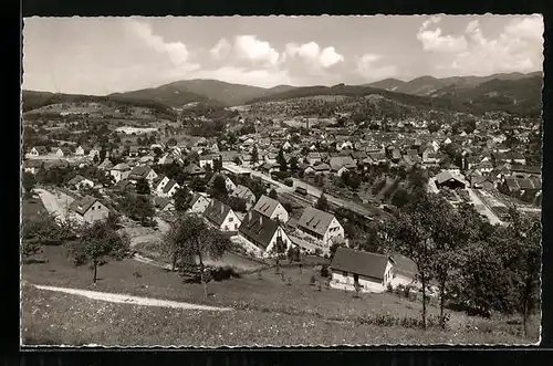 AK Kandern /südl. Schwarzwald, Ortsansicht mit Umgebung
