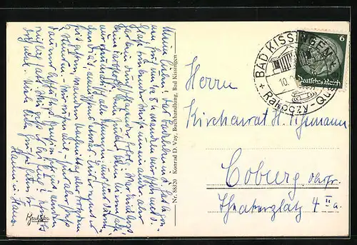 AK Bad Kissingen, Partie am Markt